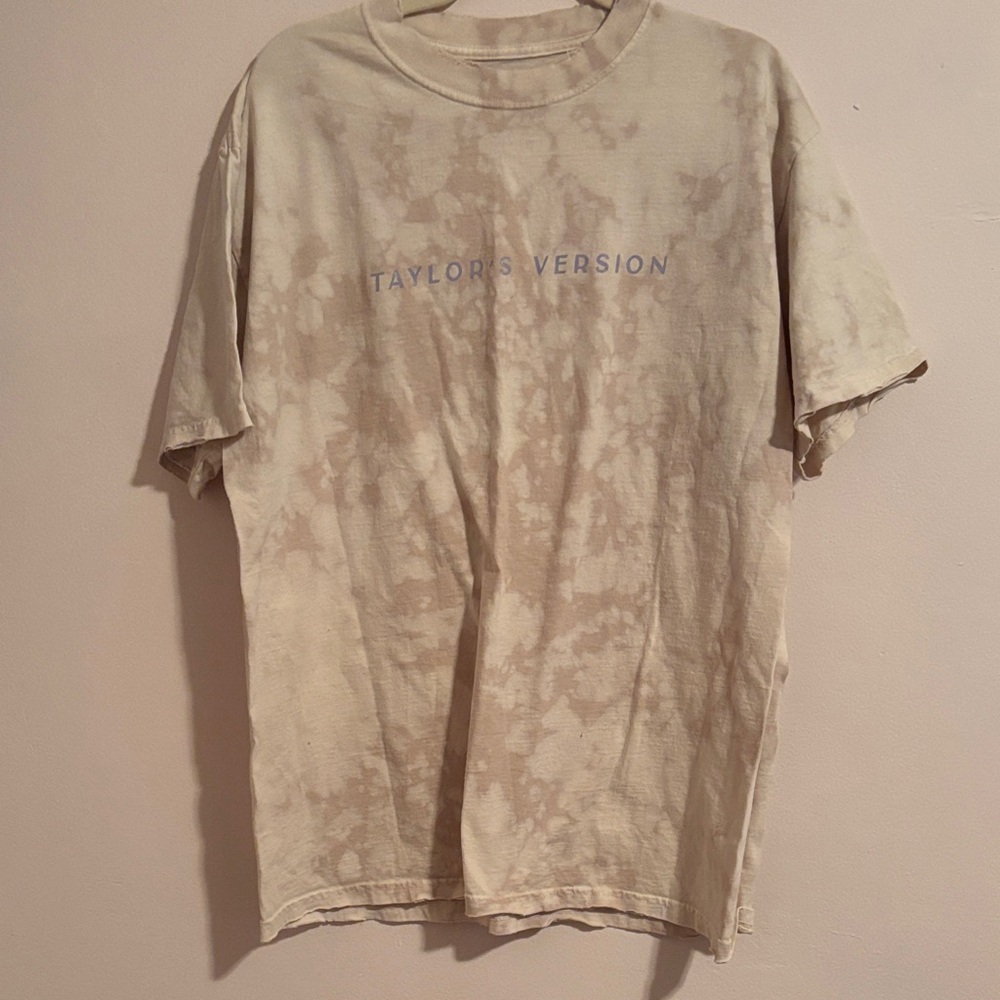 Taylor Swift Tie-Dye Beige Tee